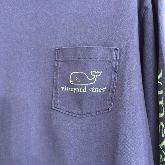 Vineyard Vines Adult Long Sleeve Whale Logo Tee Size M - Picture 2 of 5